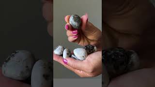 Chalcopyrite Tumbled Stones Snow Quartz Gold