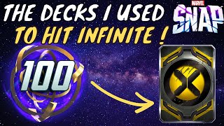 I Reached INFINITE for the First Time! Here's what I played to do it! | Marvel Snap