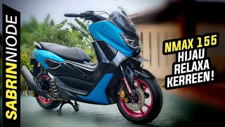 Nmax 155 Modif Warna Cat Hijau Relaxa Velg Pink | Maxi Family Gorontalo