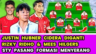 DIJAMIN MENANG TELAK❗Inilah Formasi Indonesia VS Bahrain Justin Hubner Diganti Rizky Ridho & Hilgers