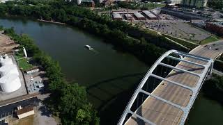 Nashville, Tennessee river boat by Drone