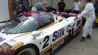 Silk Cut Jaguar XJR 9 LM 7 0 litre V12 1988, Horseless to Hybrid, Goodwood Festival of Speed