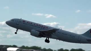 Air Canada Airbus A320-211 (C-GQCA) Takeoff 24L Montreal Trudeau YUL | CYUL