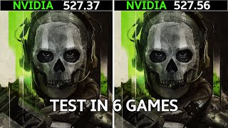 Nvidia Drivers 527.37 vs 527.56 | GTX 750Ti - Test in 6 Games