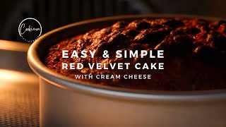 Simple & Easy Red Velvet Cake Recipe