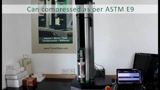 ASTM E9 Soda can compression on Tinius Olsen 5ST