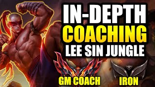 GM LEE SIN COACHES AN IRON LEE SIN *THIS IS WHY HES STUCK*