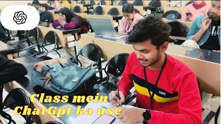 class mei ki chatGpt se cheating  | chandigarh university | admission start in chandigarh university