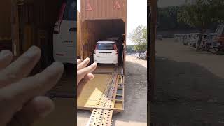 CAR UNLOADING IN STOCK YARD | MARUTI SUZUKI #shorts #viralshort #marutisuzuki #cartips #carnews