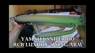 RCB Luxury Swing Arm Installed + GIVEAWAY UPDATE! | Yamaha Sniper 150 | Racing Boy Concept