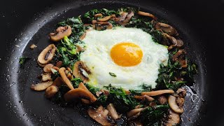 YOU HAVE NEVER SEEN THIS BREAKFAST RECIPE | MUSHROOM SPINACH EGG TOASTIE