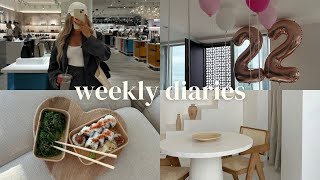 autumn shopping, birthday celebrations & a H&M haul | weekly diaries