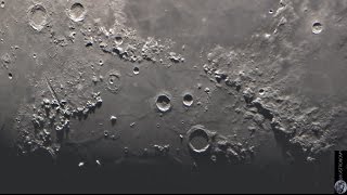 Moon Terminator through Telescope