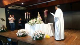 Visita da Imagem Peregrina de Nossa Senhora de Nazaré ao Conservatório Carlos Gomes