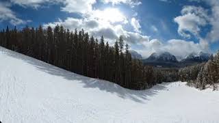 360 EP.1 Spring ski at Lake Louise /Can in Canada