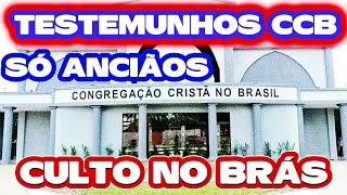 #testemunhosccb  - irmãos do ministério de fora  contando Obras no Culto CCB /Brás