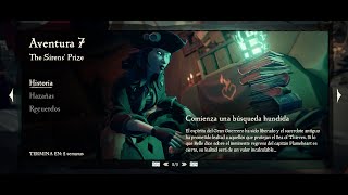 Sea of Thieves - Aventura 7 - The Sirens Prize - Todo (Tablillas)