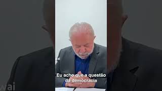 Lula Em ligaçao para o Presidente da França.