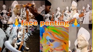 Saraswati Mata ki face penting kon sa colour se kare || #saraswati #face #rahulprajapatiabvlogs