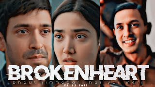 BROKENHEART STATUS VIDEO " bahut jimmedaariyan hai yaar meri "🥺 #12thfailmovie  #vikrantmessy