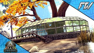 Constructing A Brand New Island Resort Green House !!! - Ark Fjordur [DLC E29]