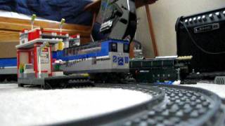 Jingle Bells Horn Salute On Lego Amtrak