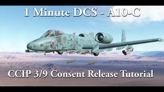 1 Minute DCS - A10C - CCIP 3/9 Consent Release Mode Tutorial