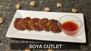 Soya Cutlet | Quick Veg Starter/Snack Recipe| Crispy Soya Tikki | Soya Kabab