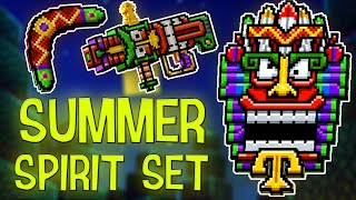 SPIRIT MASK - OP?  Magical Boomerang & Enchanting Altar - Summer Spirit Set Review Pixel Gun 3D