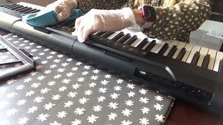 Cleaning Piano Keyboard - ASMR