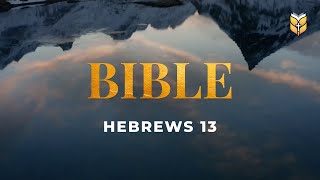 Hebrews 13 - Holy Bible (NIV) #biblevision