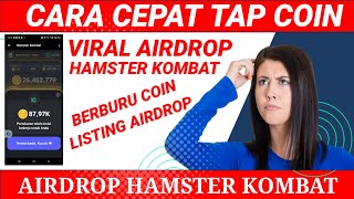 HAMSTER KOMBAT - CARA CEPAT TAP2 COIN HAMSTER KOMBAT SEHARI