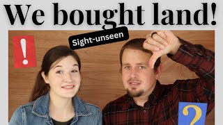 We bought land SIGHT UNSEEN on back taxes! What did we just buy??