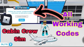 All Working Codes Cabin Crew Simulator (August 2023) (Roblox)