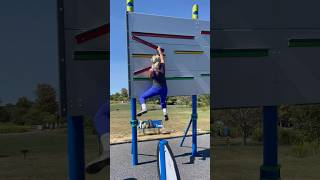 🥷Outdoor Ninja Cliffhanger #ninja #ninjawarrior #climbing #ninjafit #train