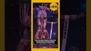 MISS UNIVERSE NIGERIA NATIONAL COSTUME DURING THE PRELIMINARIES AT THE 2024 MISS UNIVERSE IN MEXICO