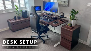 The Best Desk Setup With The Vernal Standing Desk - Ideal for WFH & Gaming Setups - Build and Review