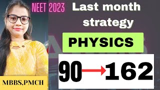 Last month Physics strategy 🔥 Neet 2023***Most realistic plan to score 150+ in physics