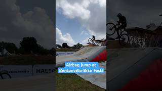 Airbag Jump at Bentonville Bike Fest! #mtb #shorts