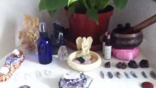 Crystal Healing Worktable