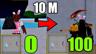 Getting 100 confetti in 10 Minutes Blox fruits!