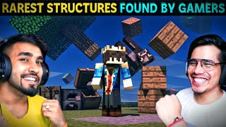 Rarest Structure Found By Gamers In Minecraft || Rarest Structure