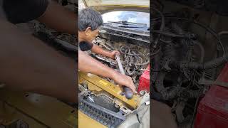 Highway blown head gascket fix..#toyota #cars #highway #automobile #goviral