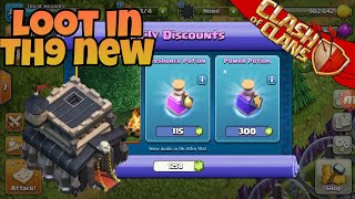 Boost Spell in TH9 and loot