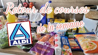 RETOUR DE COURSES ALDI 🛒