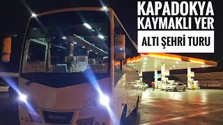 Kapadokya ve kaymaklı yer altı şehri turu - klima arıza yaptı