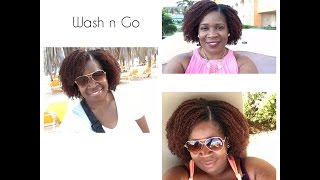 Wash n Go| Night Time Routine| Refresh & Restyle|