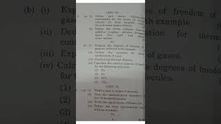 #PhysicalChemistry1 2nd Semester #Chemistry1styear #bscchemistry Paper #PondicherryUniversity