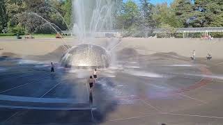 We got soaked playing in the fountain at Seattle Center on Labor Day weekend