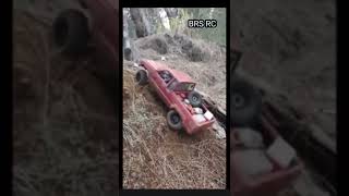 RC Toyota truck scale rock crawler happy hopping in the hills of Hawaii #RC #shorts BRX-01 extra cab